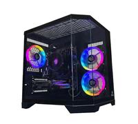 NitroPC - PC Gaming Avanzado (AMD Ryzen 5 5500 3.6 GHz, RTX 3050 6GB, RAM 16GB, M.2 1TB, Windows 11 Pro, WiFi) Ordenador de sobremesa, PC Gamer (Negro) Nueva versión