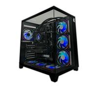 NitroPC - PC Gaming Extremo (AMD Ryzen 5 8400F 6/12 4.7GHz, RX 9060 XT 16GB, RAM 32GB, M.2 1TB, Windows 11 Pro, WiFi) Ordenador de sobremesa, PC Gamer (Negro)