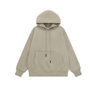 NITRY Men Sweatshirt Men Casual Fashion Sport Long Sleeve Hoodie Men Daily Wear All-Match Hoodie Men Youth Classic Trend Hooded L-Khaki XL