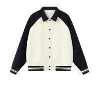 NITRY Men'S Transition Jacket Regular Fit Button Placket Solid Color Long-Sleeve Jackets Classic Casual Fashion Outdoorjacket F-White S