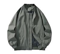 NITRY Men'S Transition Jacket Regular Fit Casual Fashion Color Matching Long-Sleeve Jackets Urban Youth Classic Trend Outdoorjacket J-Green XXL