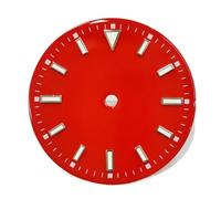 NITVIA 1 Pieza de Accesorios for Reloj con Esfera NH35 de 28,5 mm for Movimiento NH35(Red)