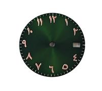 NITVIA 1 Pieza de Esfera de Reloj de 28,5 mm con Movimiento NH34 y NH35, Ventana de Calendario y Corona a Las 3 en Punto y a Las 3,8 en Punto.(Style1)