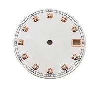 NITVIA 1 Pieza de Esfera de Reloj de 28,5 mm, Movimiento NH34 NH35, Corona de 3,8 y 4,2 mm.(Style A)