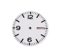 NITVIA 1 Pieza de Reloj Luminoso Verde de 29 mm, Blanco y Negro, con Esfera NH35 y NH36, Accesorios for Reloj.(B)