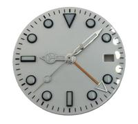 NITVIA 1 Pieza de Repuesto for Reloj de 29 mm con Esfera Verde y Movimiento 515.(Gloss 6)