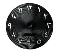 NITVIA 1 Pieza NH35 29 mm Esfera de Reloj NH35 NH36 ETA2836 2824 PT5000 8205 8215 821A DG2813 3804(Black)
