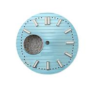 NITVIA 1 Pieza NH38 30,5 mm Esfera S Esfera de Reloj Esfera Luminosa Verde Adecuado for NH38(5-S DIAL)