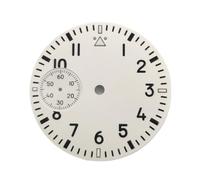 NITVIA 1 Reloj de 37 mm con Esfera Negra, Azul, Verde y Blanca, Cuatro Colores, Movimiento ETA6497 ST3600.(White)