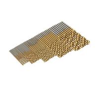 50 Uds 4 tamaños Mini Micro vástago redondo juego de brocas pequeñas HSS brocas helicoidales for carpintería de madera de hierro angular