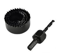 NITVIA 5PC 31-52mm Broca de Sierra de Agujero de Madera bimetálica for carpintería DIY Cortador de Madera Broca Herramienta de Bricolaje Accesorios Conjunto de Herramientas