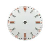 NITVIA Esfera Blanca y Negra de 29 mm con Movimiento Rhonda 515 C3 Verde Luminoso.(2)