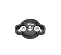 Nitze ARRI-Standard Rosette Adapter, Adaptador de Roseta M6 para ARRI Standard con Tornillos de 1/4", Soporte Rosette para Jaula de Cámara DSLR y Empuñadura Lateral - N64-G