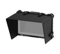 Nitze Jaula de monitor para monitor OSEE G7 Pro de 7 pulgadas, rieles OTAN duales integrados, con parasol de piel sintética LS7-A2