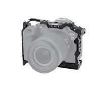 Nitze Jaula para cámara Canon R6 Mark II/Canon R6/Canon R5C/Canon R5, jaula de cámara con riel NATO integrado, doble zapata fría y placa de liberación rápida Arca