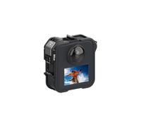 Nitze Jaula para Cámara GoPro MAX2, Jaula Protectora de Aleación de Aluminio con Orificio de Fijación de 1/4" para Micrófono y Luz LED - T-GP04A