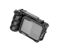 Nitze Jaula para cámara HERO13 / 12/11 / 10/9, kit de agarre Xplorer de aleación de aluminio con asa, correa de muñeca y botón de obturador de zapata fría