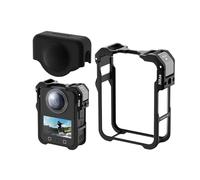 Nitze Jaula para Cámara para dji Osmo 360, Metálica Cage Osmo 360 con Zapata Fría Integrada, Tapa de Silicona para Lente - T-D06B