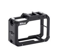 Nitze Jaula para DJI Osmo Action 5 Pro/Action 4/Action 3, con zapata fría integrada e interfaz magnética de liberación rápida