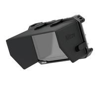 Nitze Jaula para monitor Atomos Ninja TX, con parasol de piel sintética LS5-B2, zapata fría integrada y riel NATO