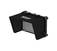 Nitze Jaula para Monitor FeelWorld F7 Plus, con Abrazadera para Cable HDMI, Parasol, Raíl NATO Incorporado y Zapata Fría - JT-F07B
