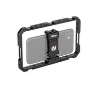 Nitze Jaula para teléfono inteligente para videomaker videógrafo, vlogger y Youtuber de disparo horizontal y vertical para teléfono inteligente