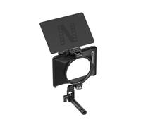 Nitze Kit de caja mate para cámara réflex digital y sin espejo con cámaras, abrazadera de varilla de 15 mm, varilla de 15 mm con tornillo de 1/4 pulgadas y 4 anillos adaptadores de lente (Φ67/72/77/82