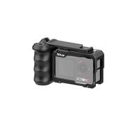 Nitze Kit de Jaula para dji Osmo Action 5 Pro/4/3, Kit Street Grip con Empuñadura Lateral Ergonómica, Cold Shoe Shutter Button, Orificio de Fijación de 1/4" para dji Mic, Trípodes - T-D04B