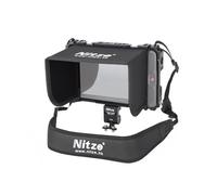 Nitze - Kit de jaula para monitor de la OTAN con capucha solar, correa de hombro, soporte mágico, abrazadera de cable HDMI compatible con monitor de campo OSEE G7/T7 de 7 pulgadas