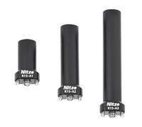 Nitze Kits de varillas de aluminio de 15 mm con pasadores de localización de 1/4 pulgadas, para jaula de cámara, mango superior y enfoque de seguimiento