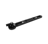 Nitze NATO Rail con ARRI Rosette, Cierre Rápido NATO Riel de Aleación de Aluminio con Anti-Off Pin y Varios Puntos de Montaje, NATO Rail Compatible con Soporte de Monitor NATO, EVF (7"/178) - N49-NR7