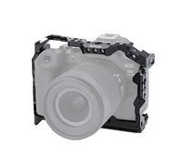 Nitze R6 Mark II Cámara Jaula Compatible con Canon R6II/R6/R5C/R5, con NATO Riel Incorporado, Cold Shoe Doble y Placa de Liberación Rápida Arca - T-C04A