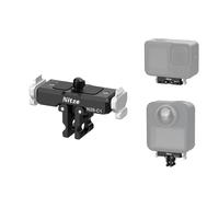 Nitze Soporte Magnético de Liberación Rápida para GoPro HERO13 / MAX2 / Lit Hero/Mission 1 Pro, con Orificio Roscado de 1/4" para Trípode, Palo Selfie & Accesorios para Cámaras de Acción - N29-C1