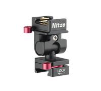 Nitze Soporte para Monitor de Cámara, NATO Monitor Mount con Built-in Dual NATO Clamps, Soporte para Monitor de Cámara con Giro de 360°e Inclinación de 180°para Monitor de 5" y 7"-N54-H2