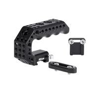 Nitze Top Handle NATO, Mango Superior Universal Mini para Cage de Cámara, Riel y Adaptador de Cold Shoe para DSLR (Lil Stinger) - PA28M-AK