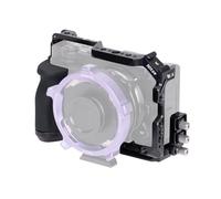 Nitze ZR Cage, Jaula para Nikon ZR con Cold Shoe y Placa Tipo Arca, Compatible con dji RS 3 / RS 3 Pro/RS 4 / RS 4 Pro/RS 5 & Adaptador de Filtro MOFAGE PL a Montura Z - T-N08B