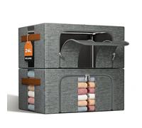 NiuBeBe Caja Almacenaje Ropa Apilables: Bolsas Plegable Metálica Estructura
