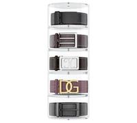 NIUBEE Organizador de cinturón, acrílico de 5 capas, soporte de almacenamiento y exhibición para accesorios como joyas, relojes, pulseras