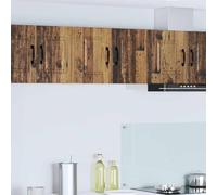 NiuBIKeLasI Porto - Armario de pared de madera recuperada de 30 x 31 x 40 cm, armario colgante para cocina, armario auxiliar, despensa, almacenamiento para vajilla y despensa