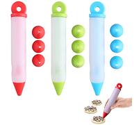 Niuhong 3 Pcs Bolígrafo Silicona Decoración Letra Pastel Pasteles Boquilla Para Manga Pastelera Multifunción Cocinas Para Decorar Pasteles Crema Glaseado De Chocolate Escritura Bricolaje