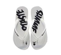NIUHUAHUI Slippers, Chanclas de verano for hombre: zapatillas de playa ligeras for exteriores y el hogar for House Slides Shower Sandals(White,38 EU)