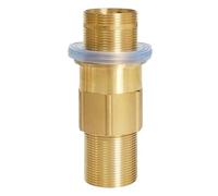 NIUKOMY Tuercas de Tubo de Latón para Grifo, Kit de Reparación de Grifo Mezclador de Lavabo, para Grifo de Agua Caliente y Fría de un Solo Orificio Montado Sobre Encimera Gruesa, M32-100 mm