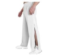 NIULI Pantalones De Rehabilitación For Hombres, Apertura, Entrenamiento Sueltos, Arrancados, Operativos, Deportivos Médicos, Postoperatorios, For Correr(Blanc,XL)