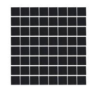 NiuLumea 100 pegatinas de espejo de cristal de 20 x 20 mm para decoración de pared, proyectos de manualidades, plateado/dorado/rojo/para negro, autoadhesivo, no necesita pegamento