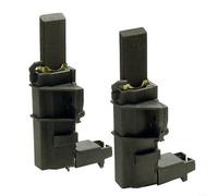 NiuLumea 2 cepillos de carbono para lavadora compatibles con motores Indesit Ardaan Ceset, para pieza de repuesto 481931088529 481236248004 C00194594, funda de plástico negro de 53 mm