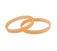 NiuLumea 2 correas de transmisión para cepilladora eléctrica NF90 Power 255 mm de circunferencia, 12 mm de ancho, poliuretano (PU), color naranja