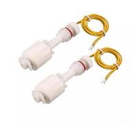 NiuLumea 2 unids interruptor flotante vertical para rosca m10 77mm sensor de nivel líquido pescado para tanque piscina para torre de agua controlador de bomba blanco