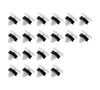 NiuLumea 20 clips interiores para panel de moldura de puerta de coche, retenedores de cierre de panel interior de puerta, compatibles con OEM # 9345ZN, material de nailon, 22,3 x 20 mm