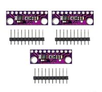 NiuLumea 3pcs 16-Bit I2C para módulo ADC, convertidor de voltaje amplio 2.0V-5.5V con alta tasa de muestreo, instrumentación industrial y de consumo (púrpura)
