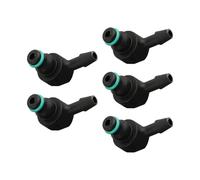 NiuLumea 5 piezas de válvula de retención de conexión de retorno de aceite para Bosch 110, opciones de conector de 2 vías y 3 vías, para plástico + o material de hierro, interfaz de 5 mm y 6 mm